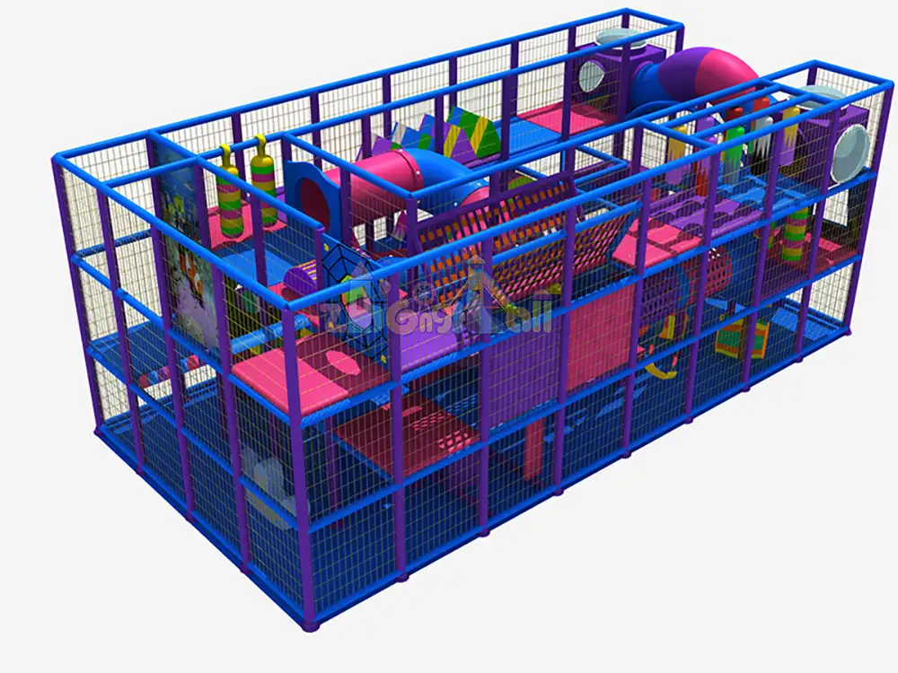 40㎡ Attractive Free Customized Design for Preschool Indoor Playground Equipment
