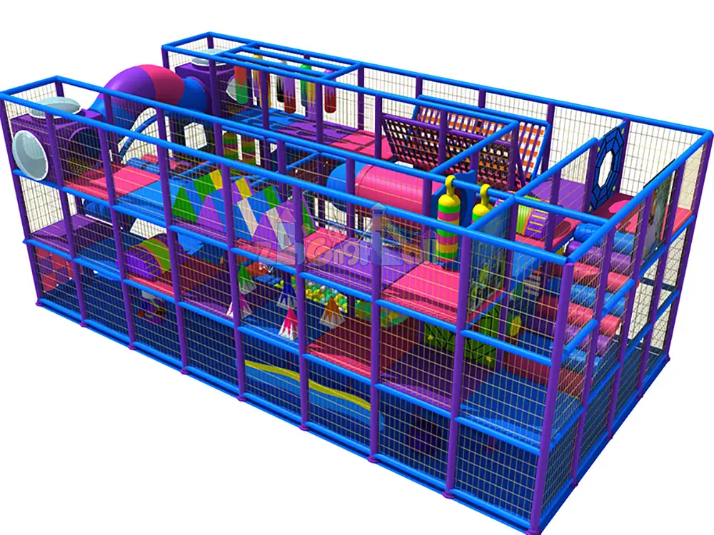 40㎡ Attractive Free Customized Design for Preschool Indoor Playground Equipment