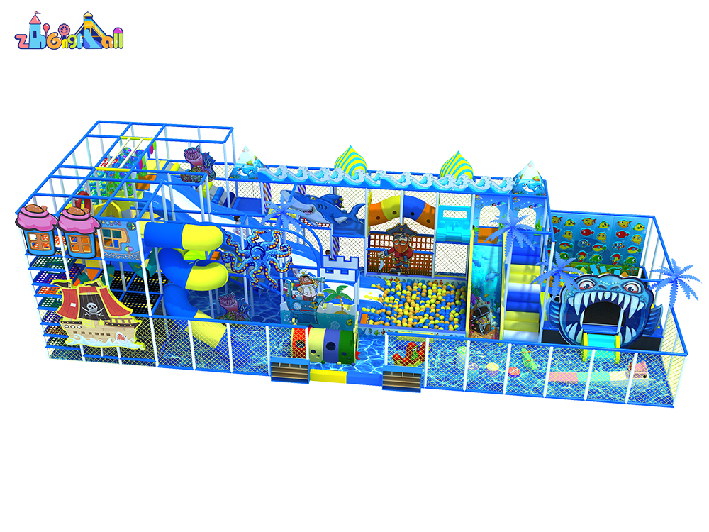 154㎡ High Quality Sea World Complex Children Indoor Piayground