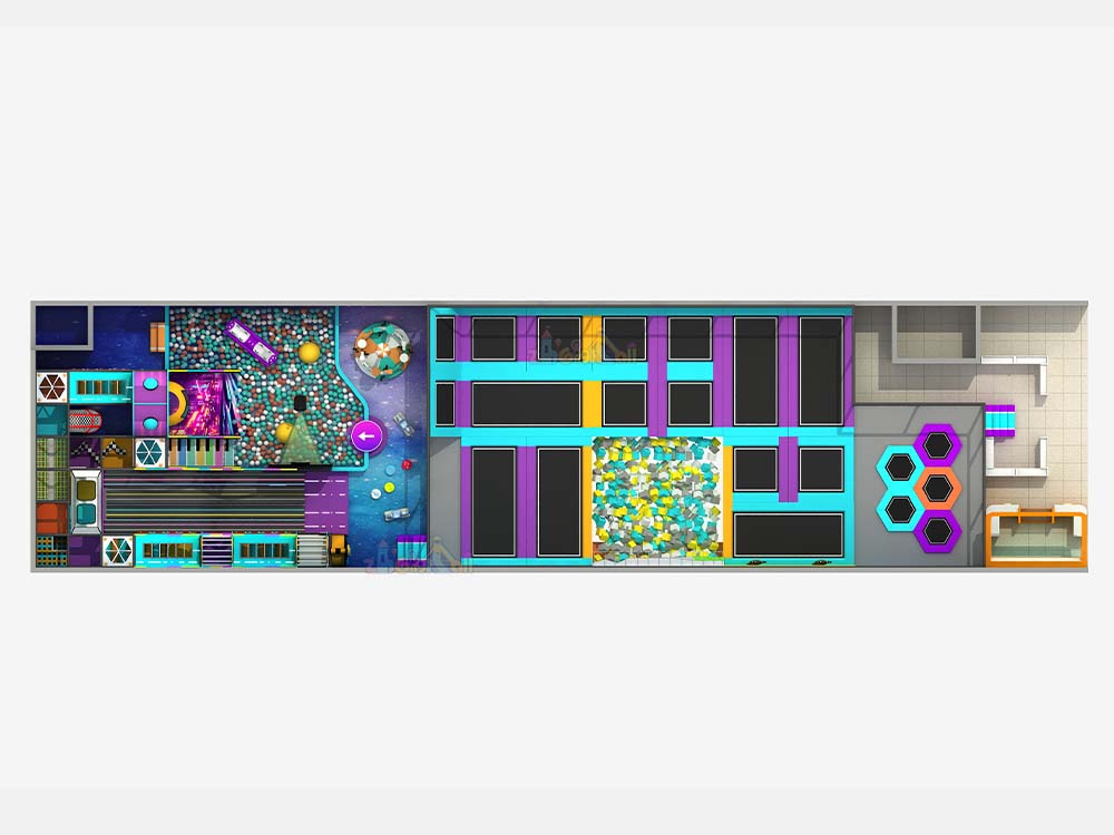 Colorful Children's Play Zone