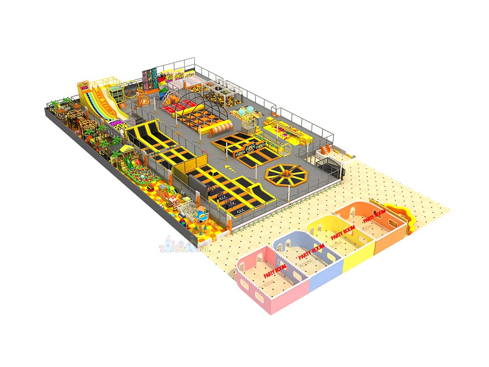 Modular Indoor Trampoline Kit