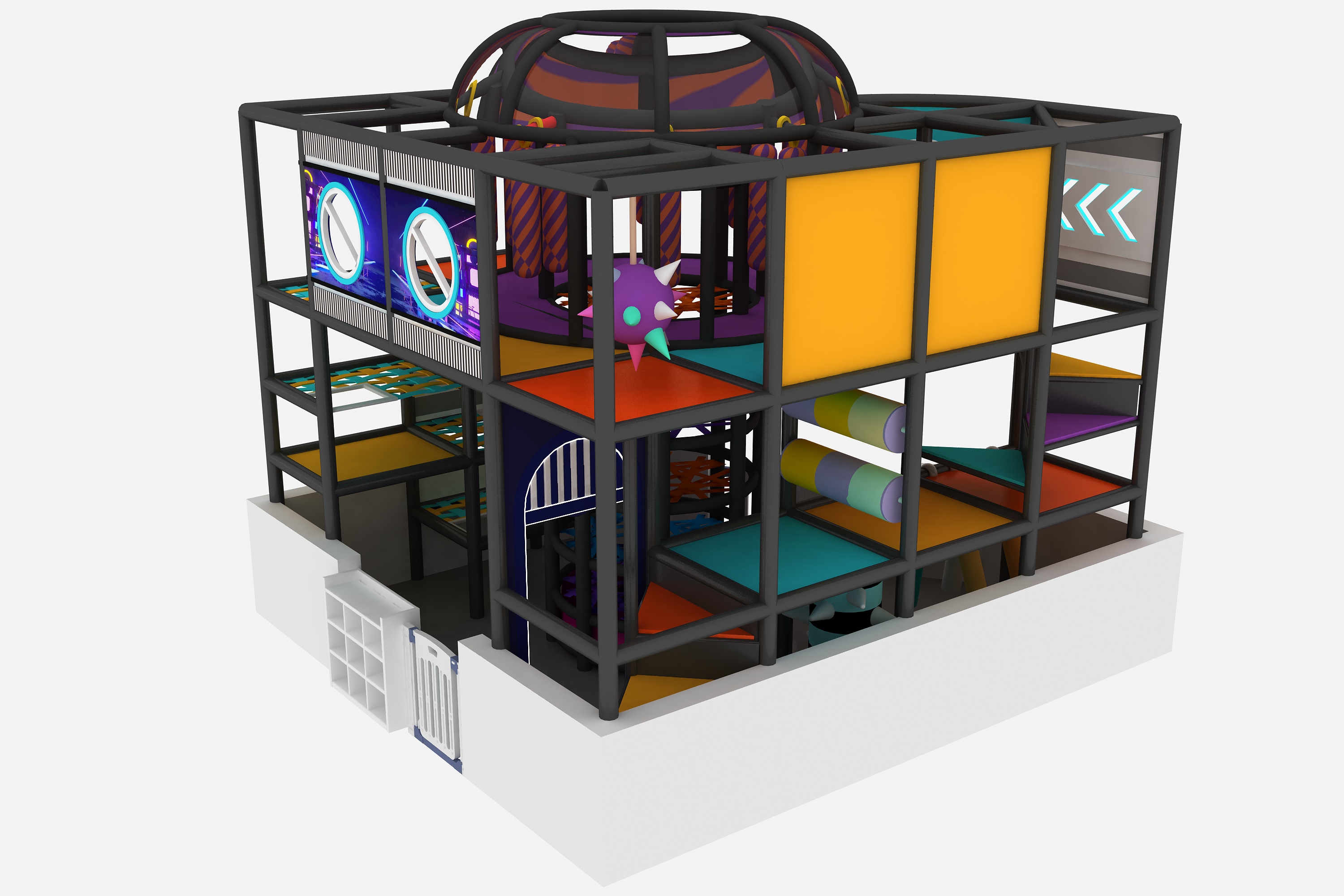 Multi-Zone Soft Play Structure