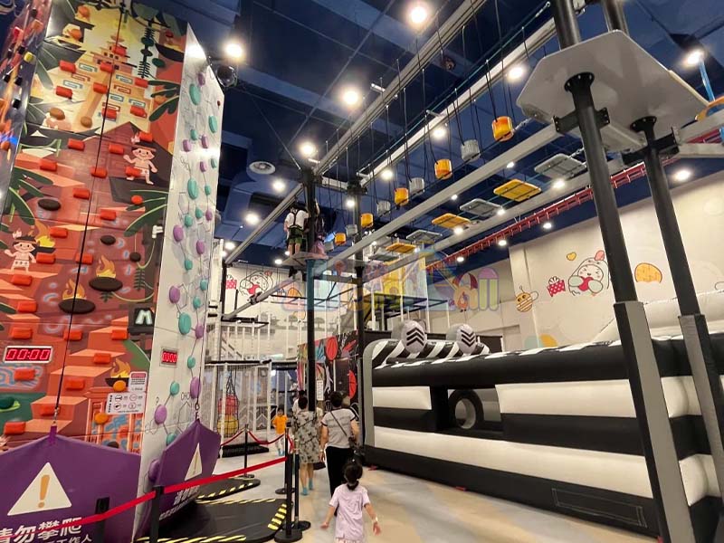 Colorful and Entertainment Experience Center Indoor Playground for Kids
