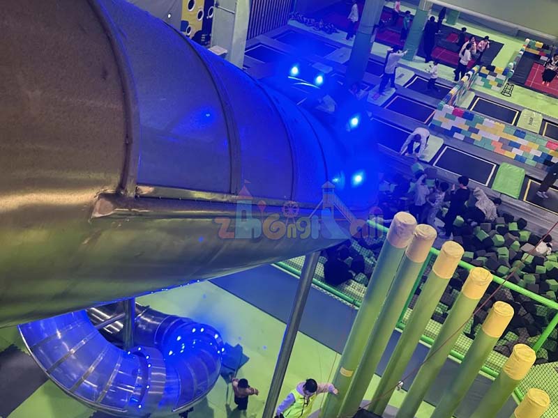 Vibrant Vortex Indoor Playground Without Slide for Kids