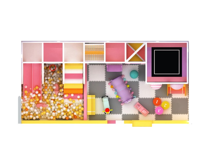 Indoor Party Playground Layout Kit