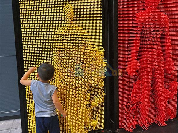 3D pin art wall