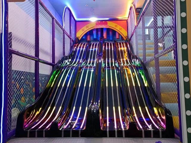 LED fiberglass slide