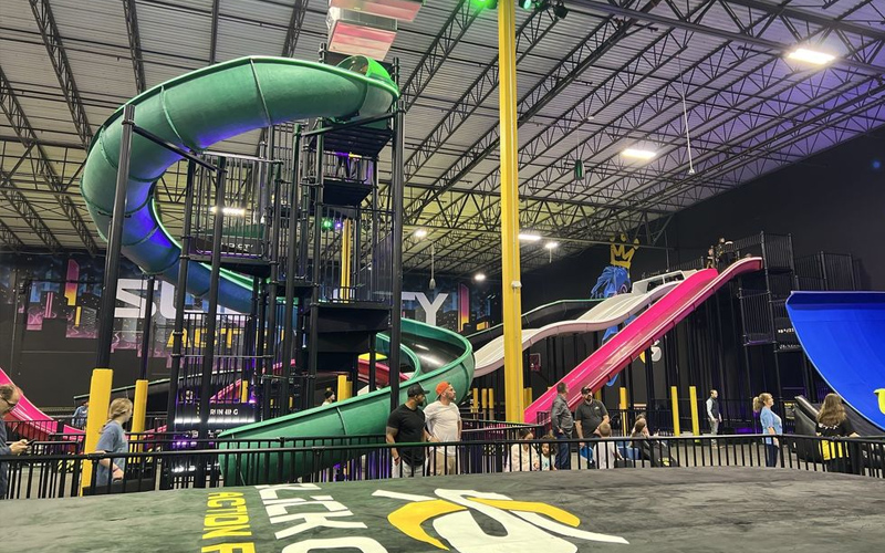 Indoor play equipment commercial project in America