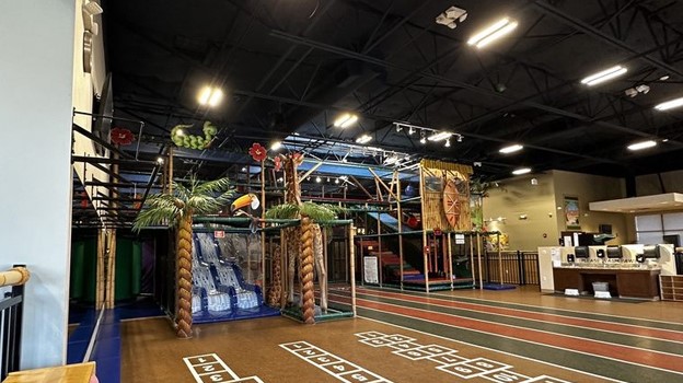 Indoor playset for commercial playground in Canada