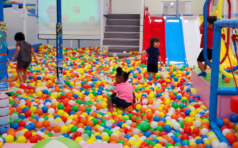 Kids Indoor Playground Equipment with Trampoline