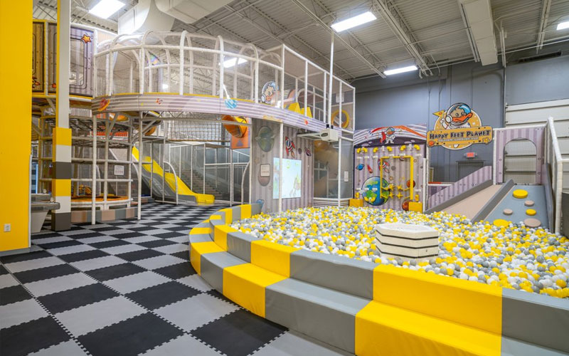 Commercial indoor playground equipment in Poland