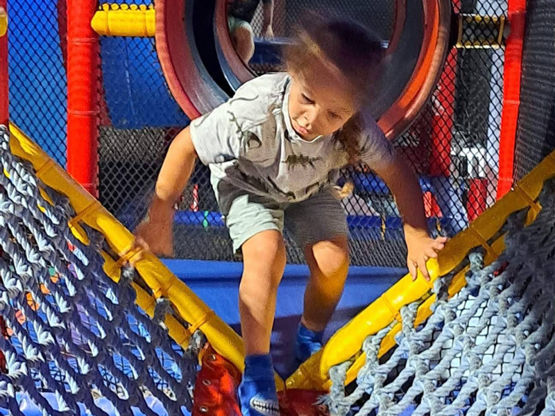 Indoor play equipment for toddlers in the USA