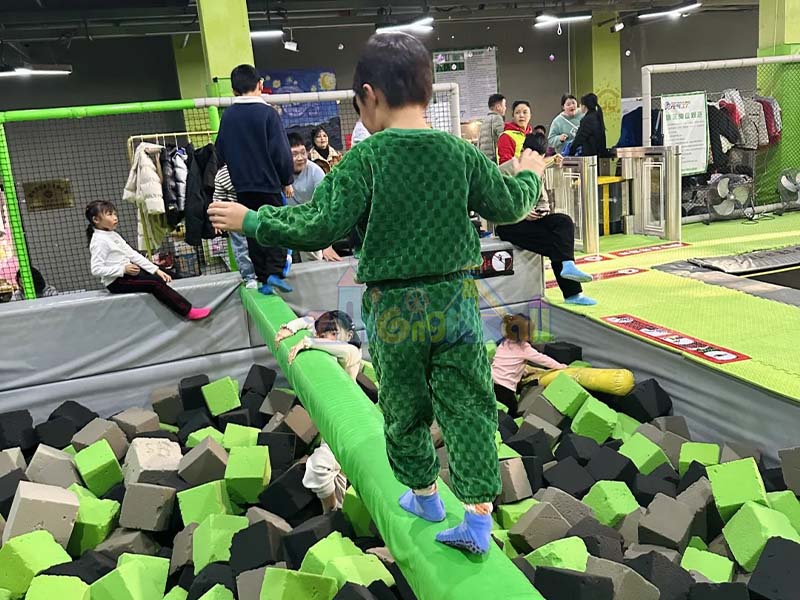 Vibrant Vortex Indoor Playground Without Slide for Kids