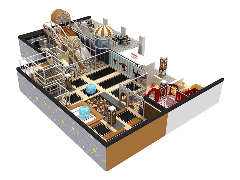 Indoor Trampoline Park: Design & Manufacturing